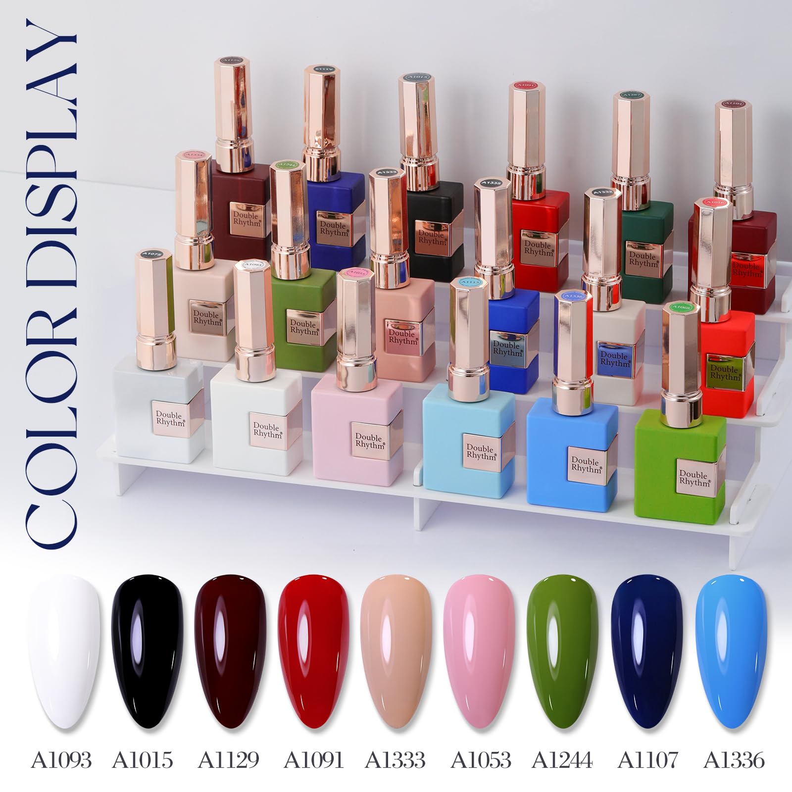 Vernis gel Double Rhythm formule saine et faible odeur pour vos ongles.