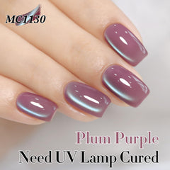 Vernis gel glitter holographique Double Rhythm avec reflet chat-eye