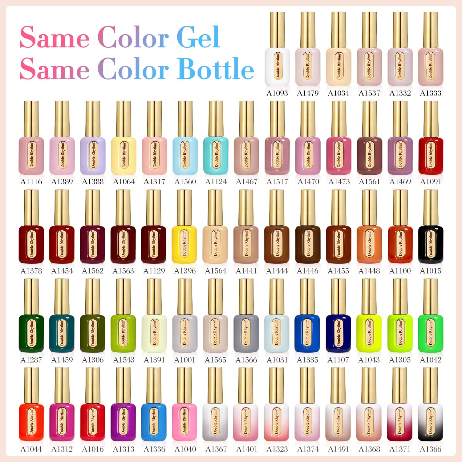 Idéal comme cadeau beauté Double Rhythm, couleurs vives adaptées à diverses occasions.