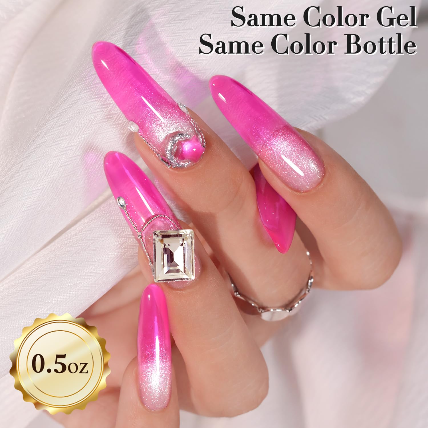 Vernis Gel Jelly Double Rhythm brillance longue durée pour ongles élégants.