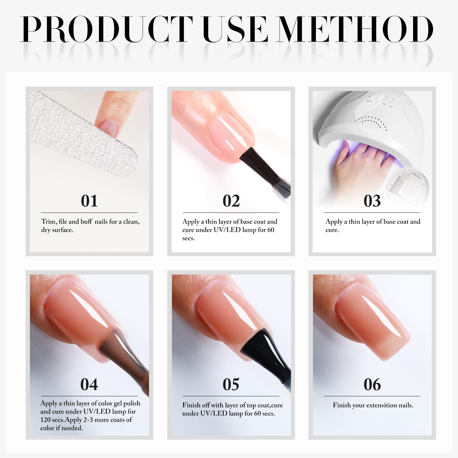 Parfait pour manucure DIY à la maison, salon ou week-end.