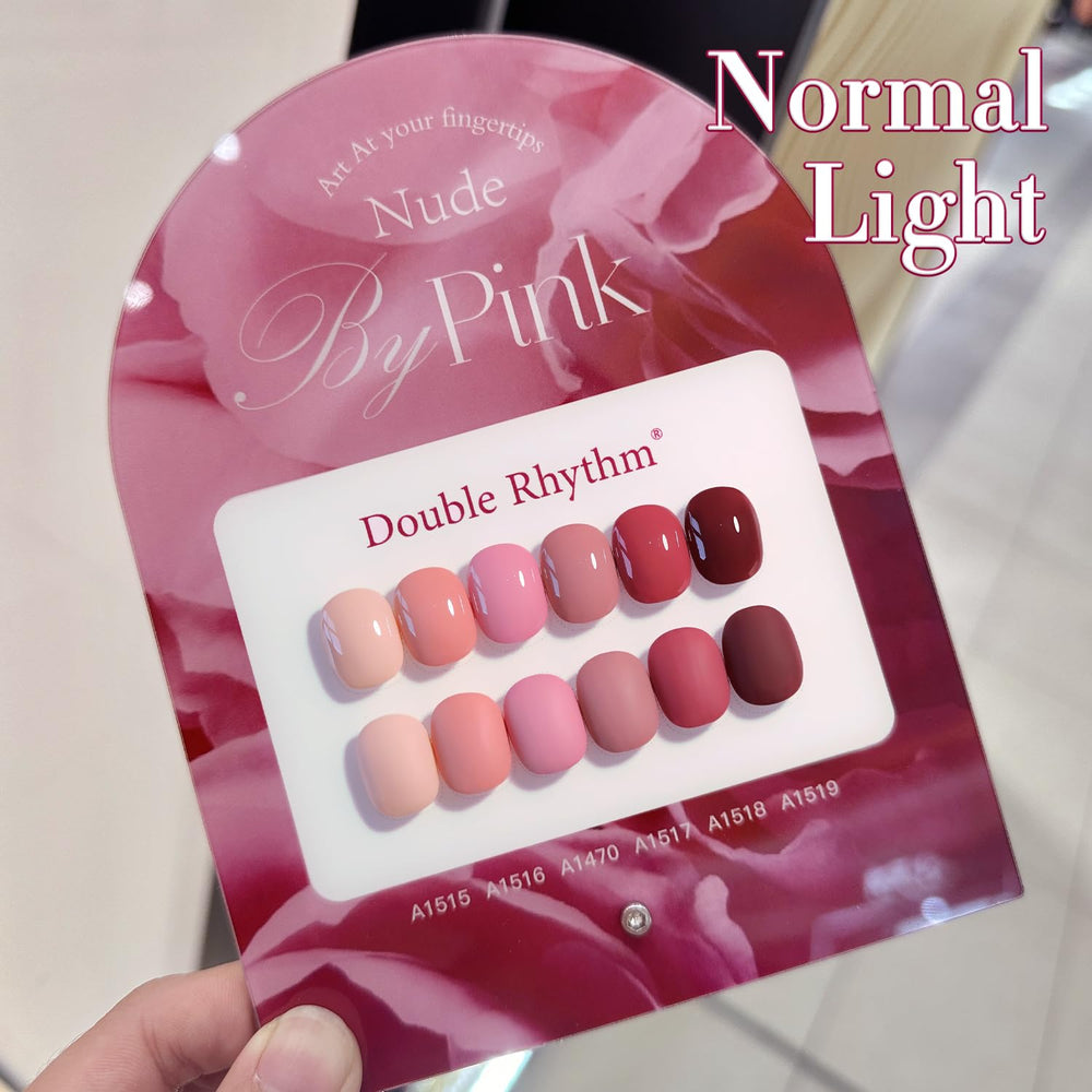 Vernis gel nude rose 15 ml, rendu naturel et élégant.