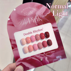 Vernis gel nude rose 15 ml, rendu naturel et élégant.
