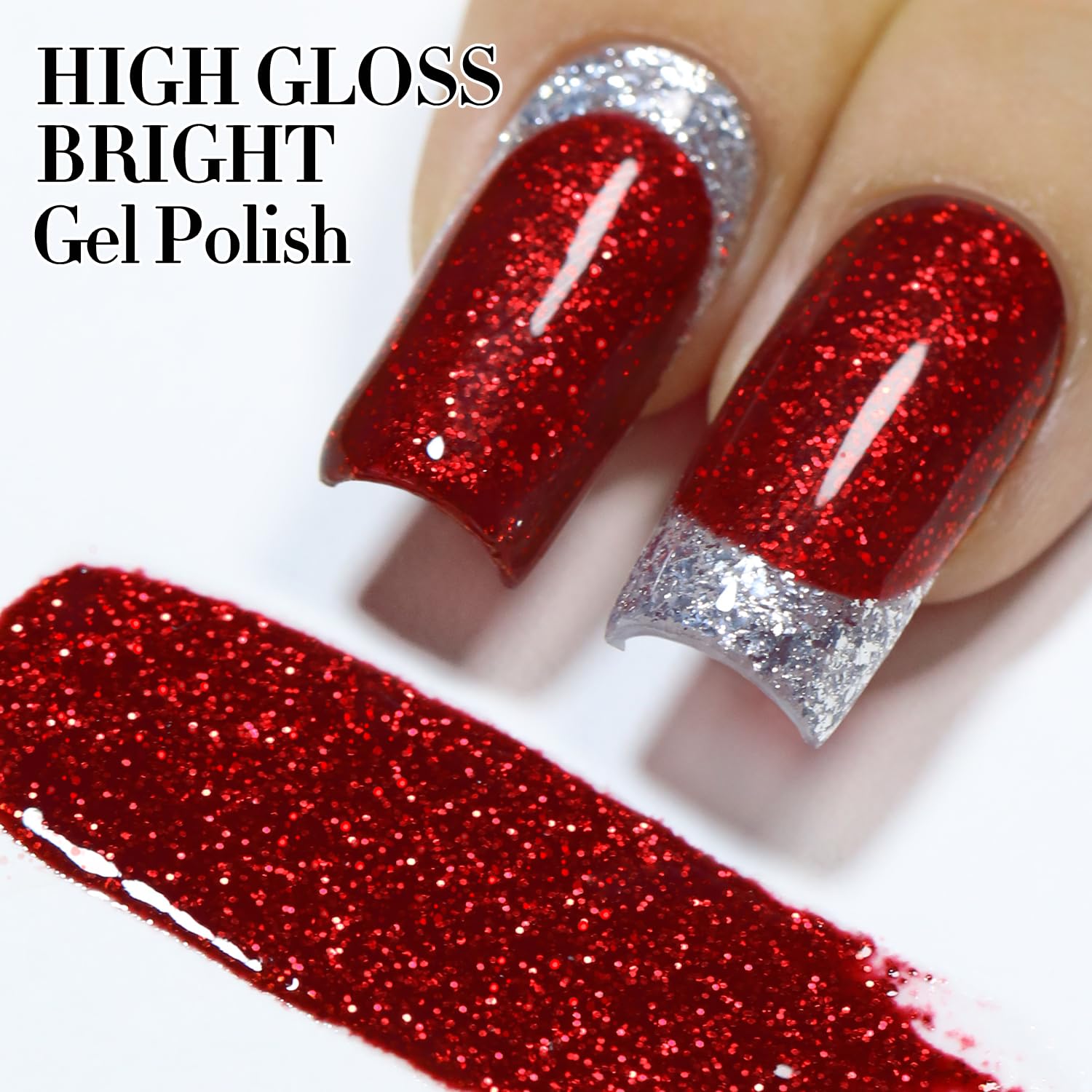 Double Rhythm paillettes fines, scintillement subtil pour décoration des ongles.