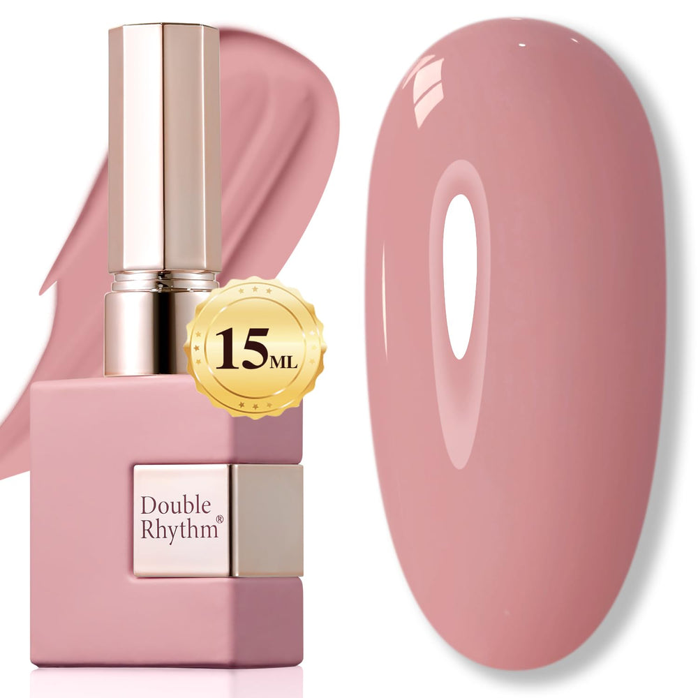 Vernis gel Double Rhythm Pure Sheer, bouteille 15 ml pour une application fluide et durable.