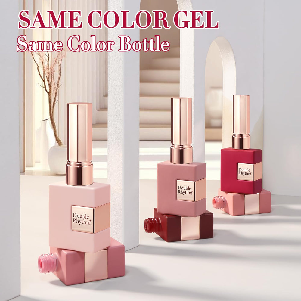 Vernis gel rose douce 15 ml, nuance flatteuse pour tous les jours.