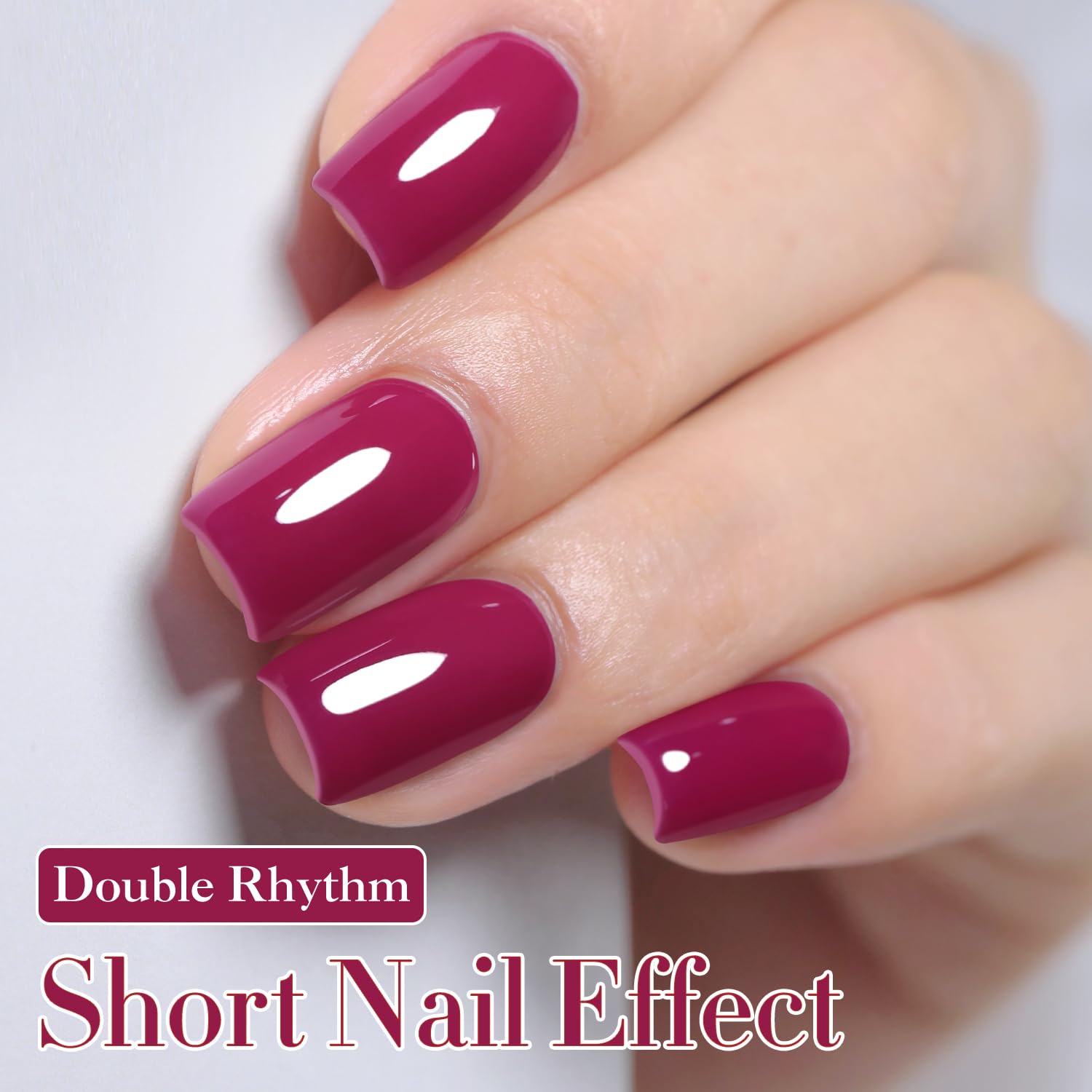 Brillance durable et effet lustré sur les ongles avec Double Rhythm.