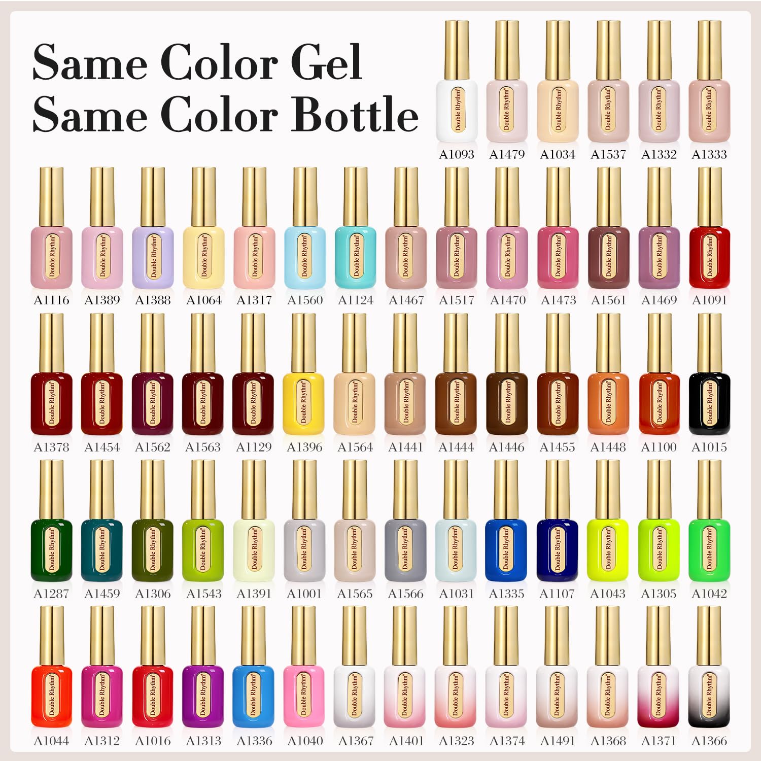 Test cutané recommandé avant l'application du vernis Double Rhythm.