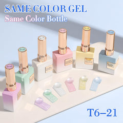 Double Rhythm vernis gel vert 15ml pour une allure fraîche