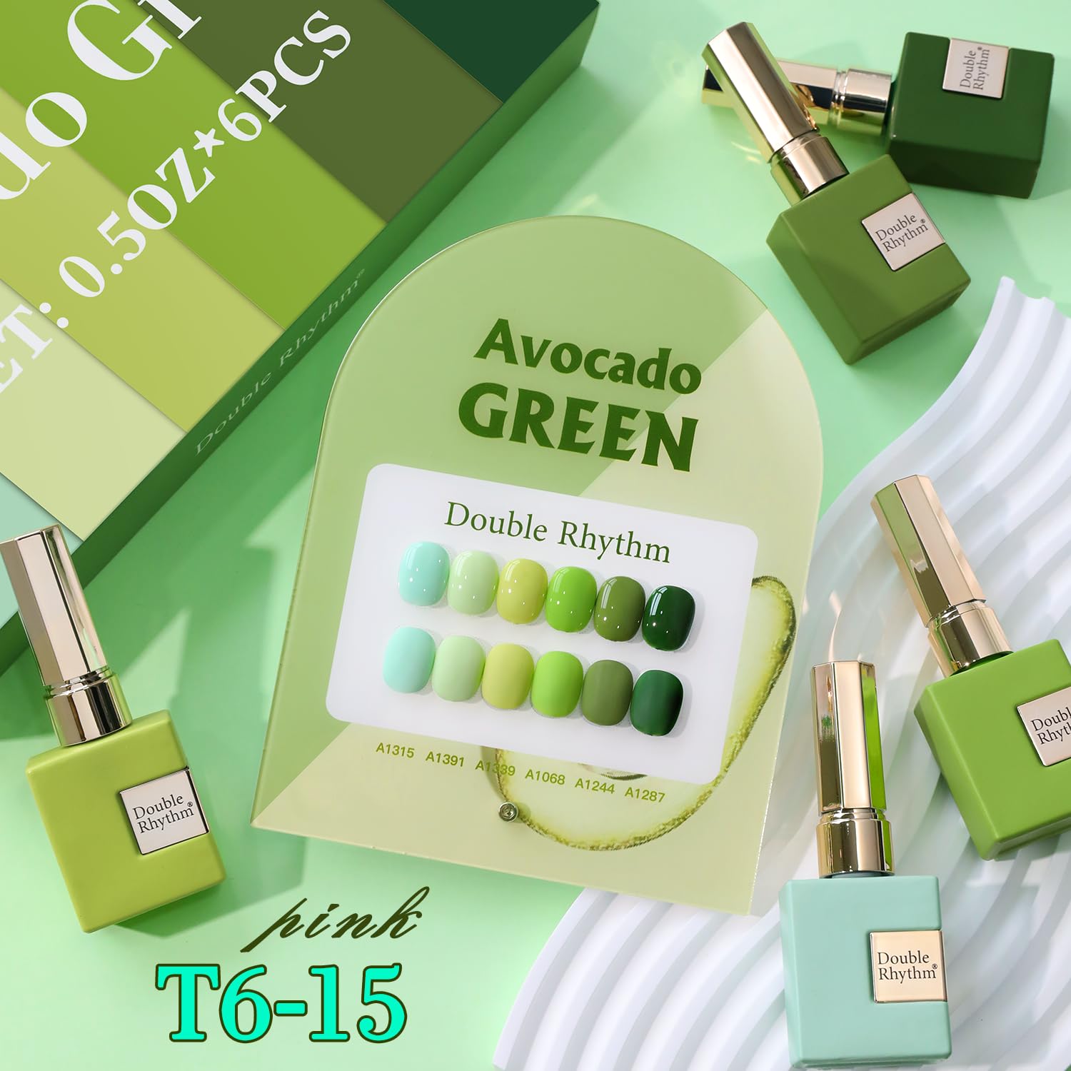 Vernis gel Double Rhythm à faible odeur pour plus de confort.