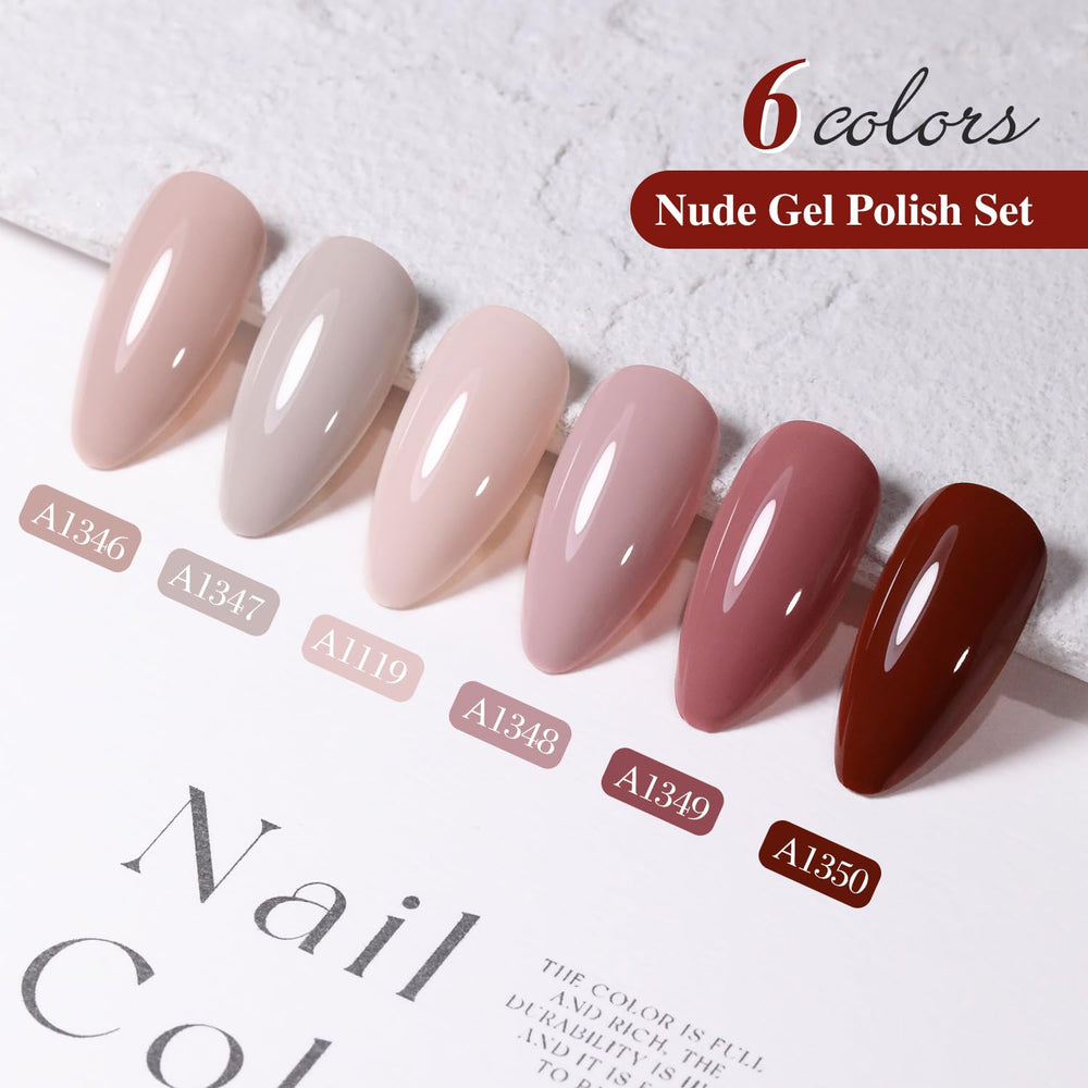 Vernis gel Double Rhythm nude clair, couvrance uniforme et longue tenue.