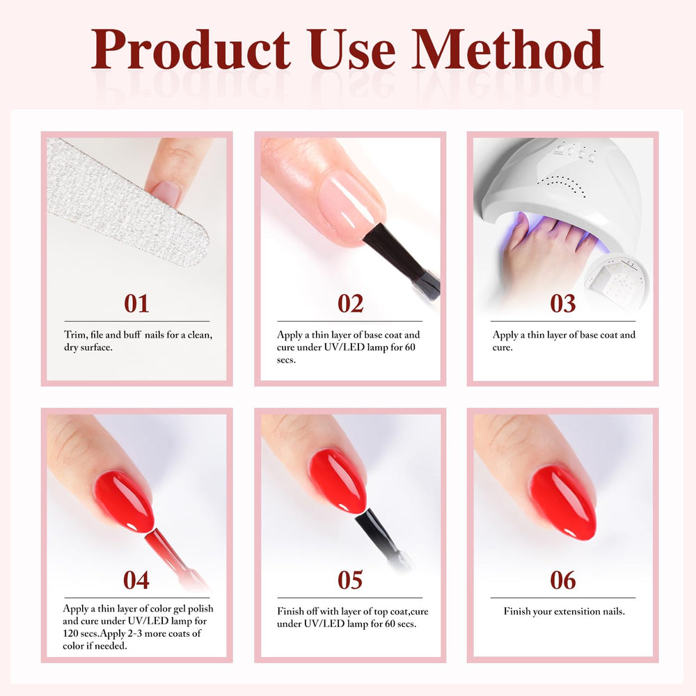 Séchage LED Double Rhythm pour ongles brillants à domicile.