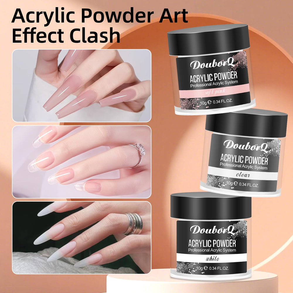 DouborQ foret perceuse ongles offre une précision lors des retouches.