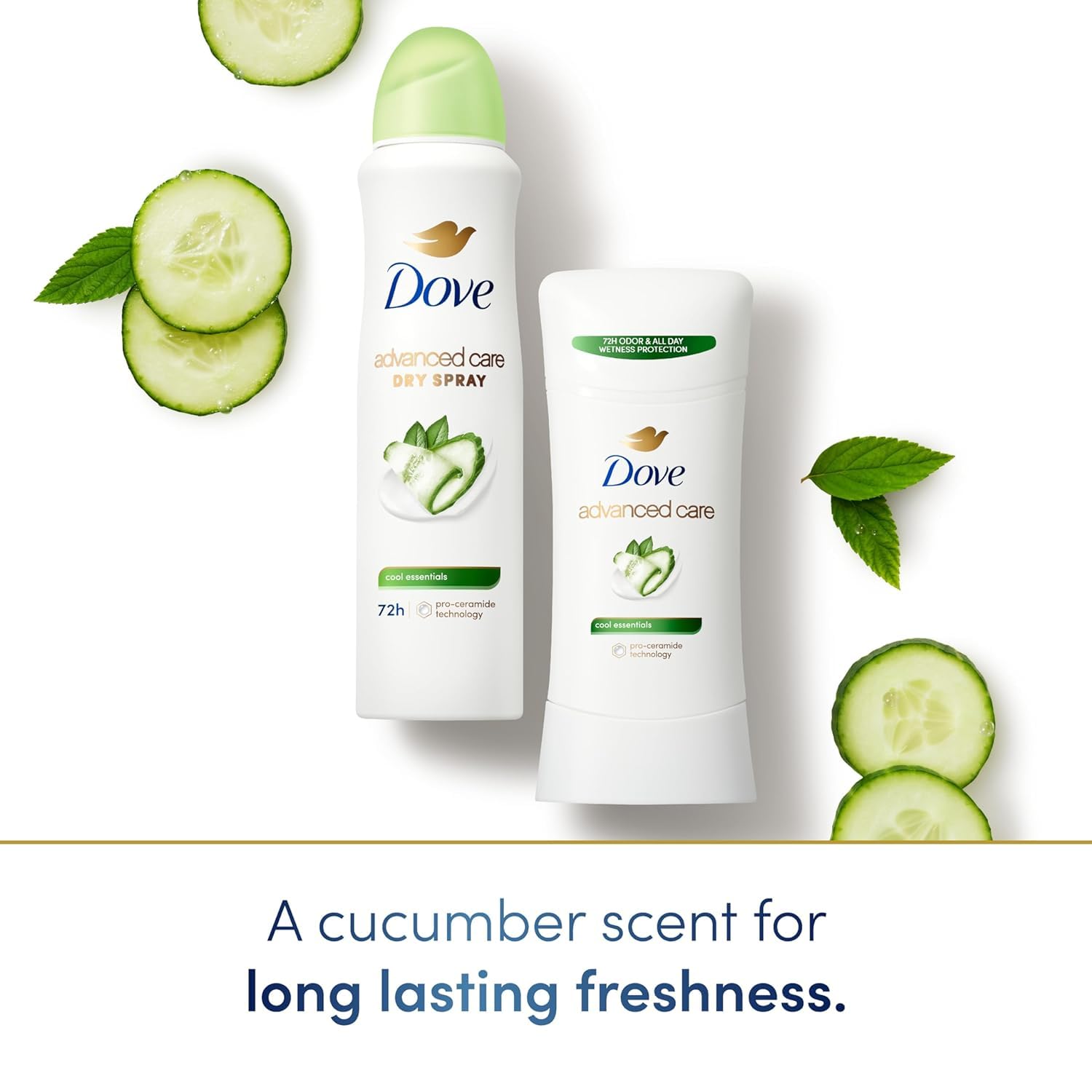 Dove Advanced Care Cool Essentials est pratique pour le sac à main en déplacement.