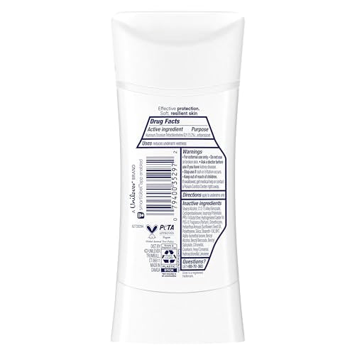Dove Advanced Care Cool Essentials applying underarm, long-lasting protection.