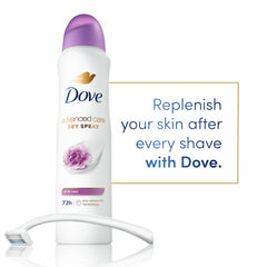 Dove Advanced Care Pink Rosa: rituel d'application simple et rapide.