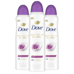 Dove Advanced Care Pink Rosa: bouteille spray prête à l'emploi, soin doux après rasage.