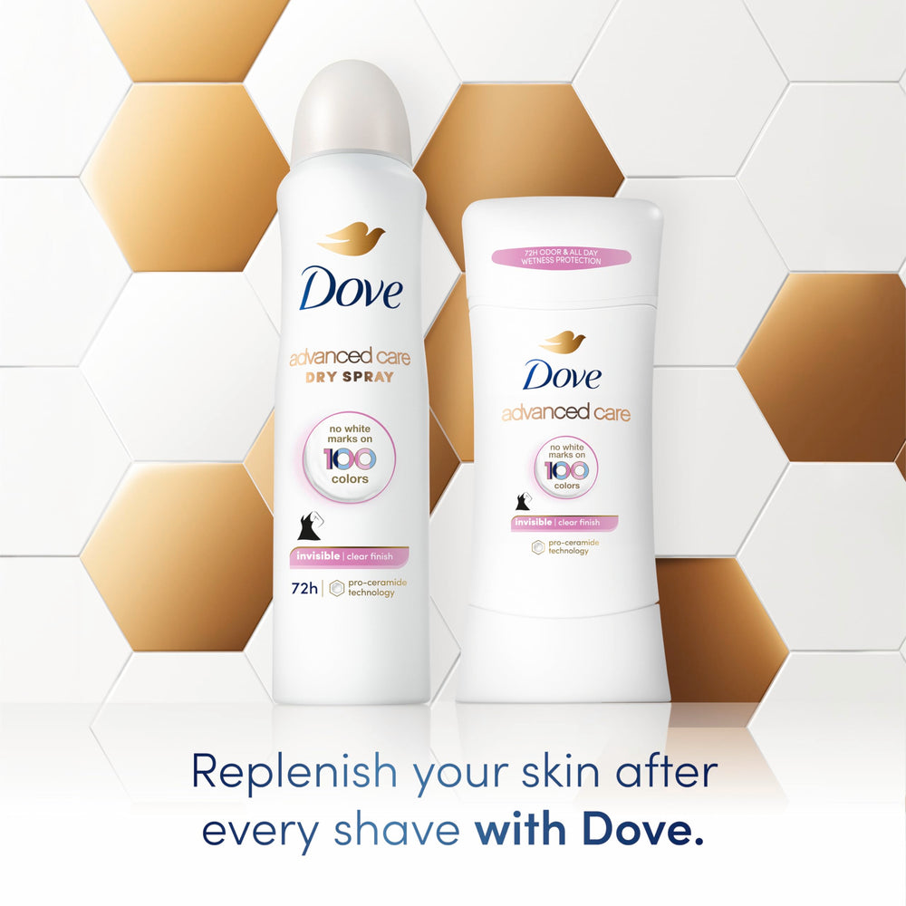 Parfum frais pineapples, poire et rose du Dove Advanced Care.