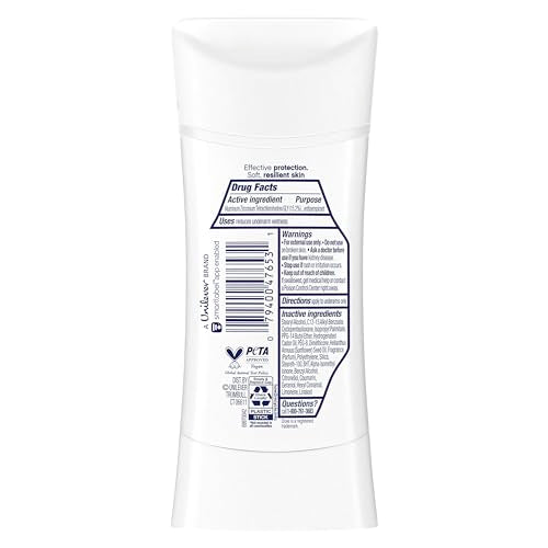 Dove Advanced Care Stick Vanille et Beurre de Cacao – application facile sur peau sèche.