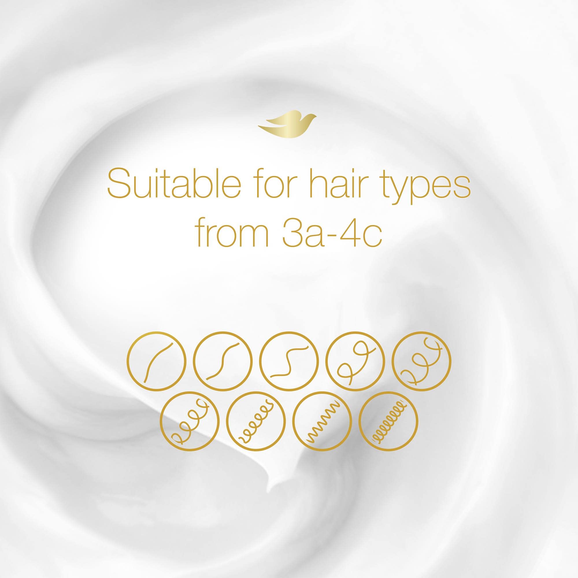 Dove Amplified Textures – étiquette produit claire sans parabènes