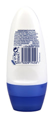 Dove Antiperspirant Original, emballage et étiquette montrant le produit prêt à l'emploi