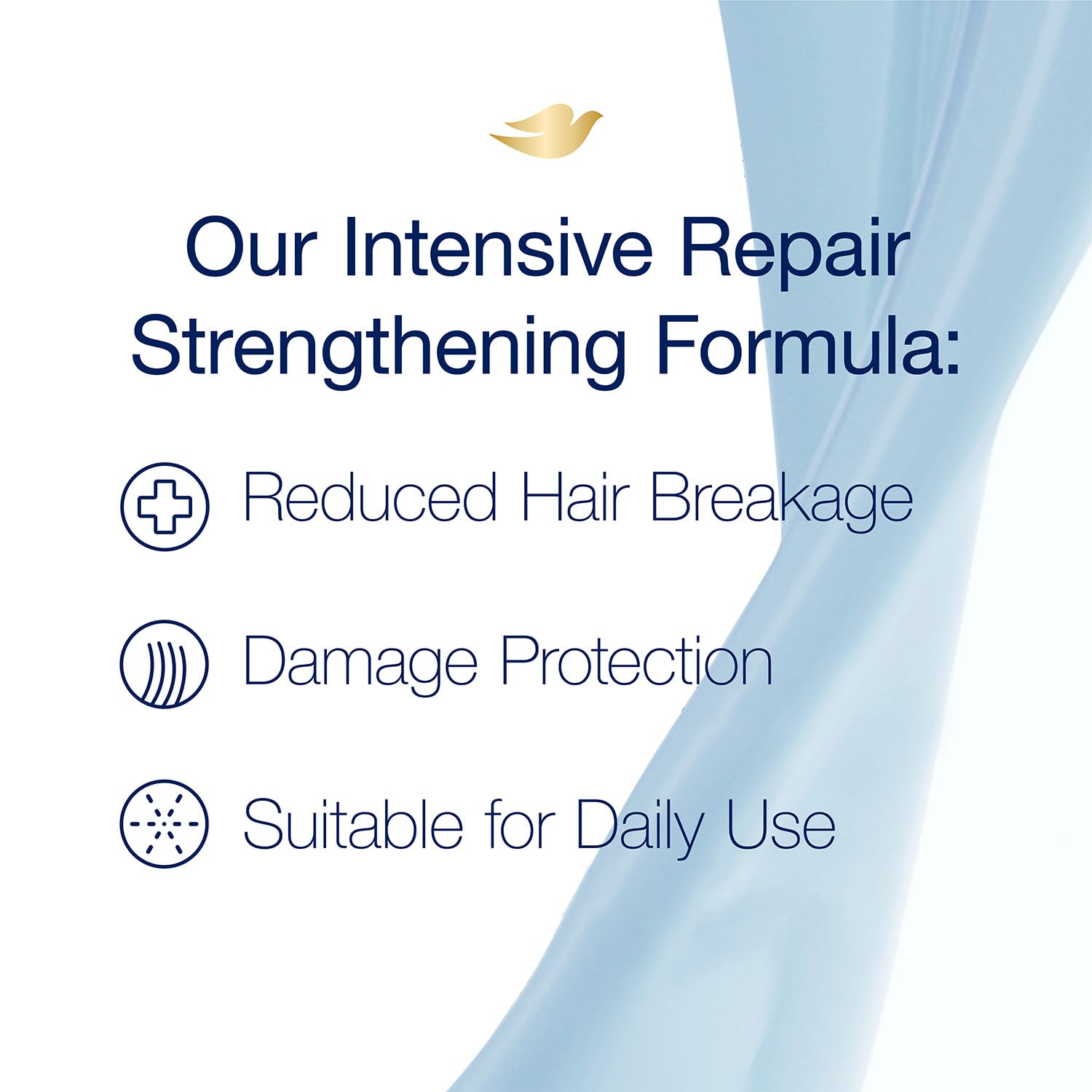 Dove Après-Shampoing Intensive Réparation à la kératine, bouteille de 3oz