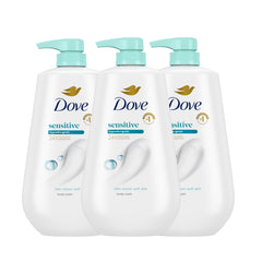 Dove bain-sensibilite flacon-pour: nettoyage doux pour peau sensible