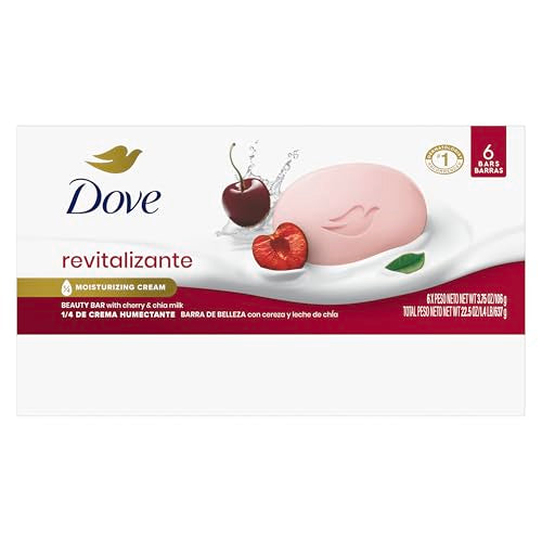 Dove Beauty Bar cerise-chia: mousse onctueuse pour visage et corps.