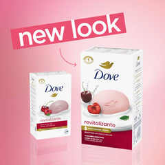 Dove Beauty Bar cerise-chia: usage sur mains et rinçage facile.
