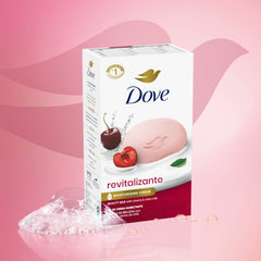 Dove Beauty Bar cerise-chia: parfum fruité et peau douce immédiate.