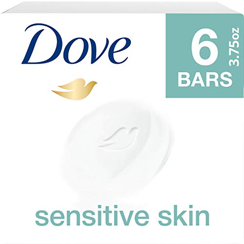 Savon-barre Dove avec crème hydratante 1/4, hydratation durable.