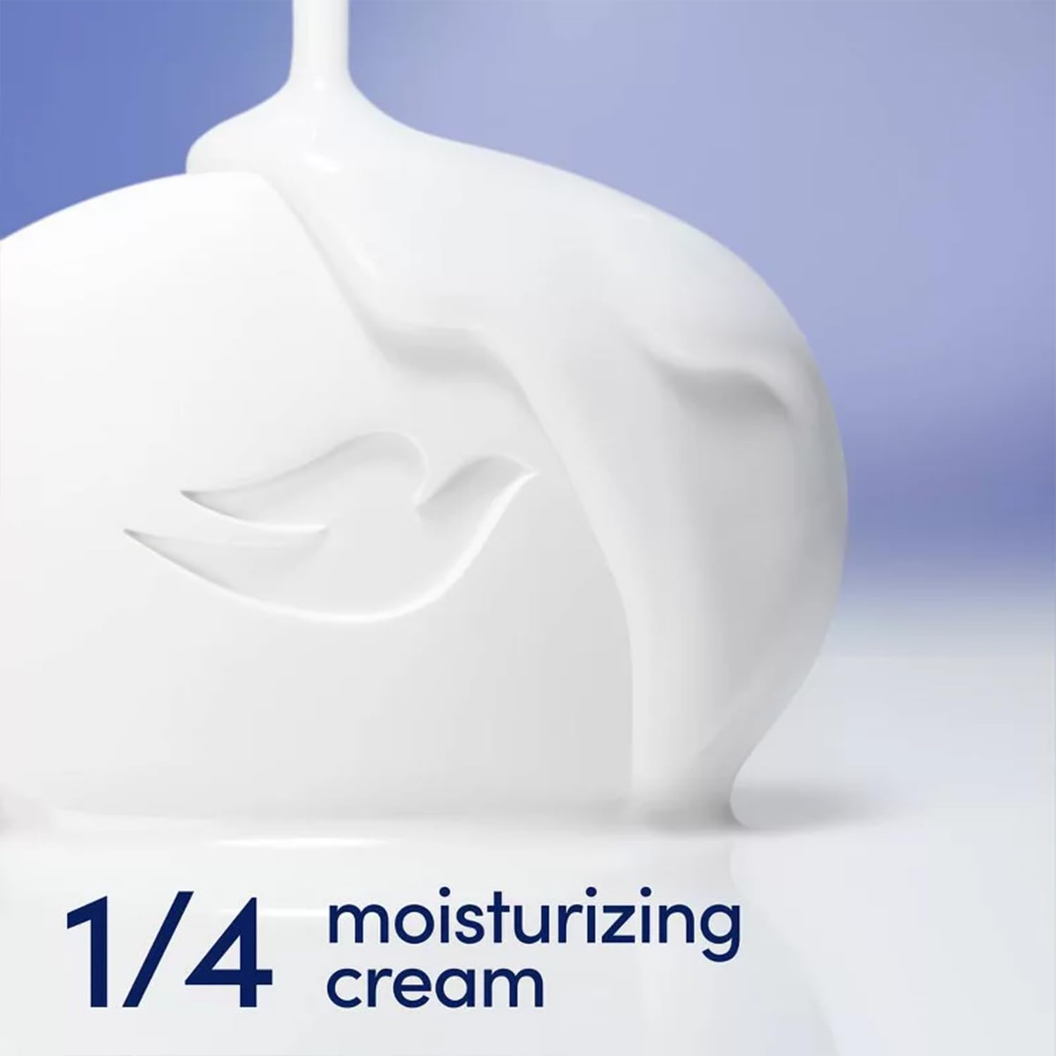 Dove mousse douche, mousse riche pour sensation veloutée.