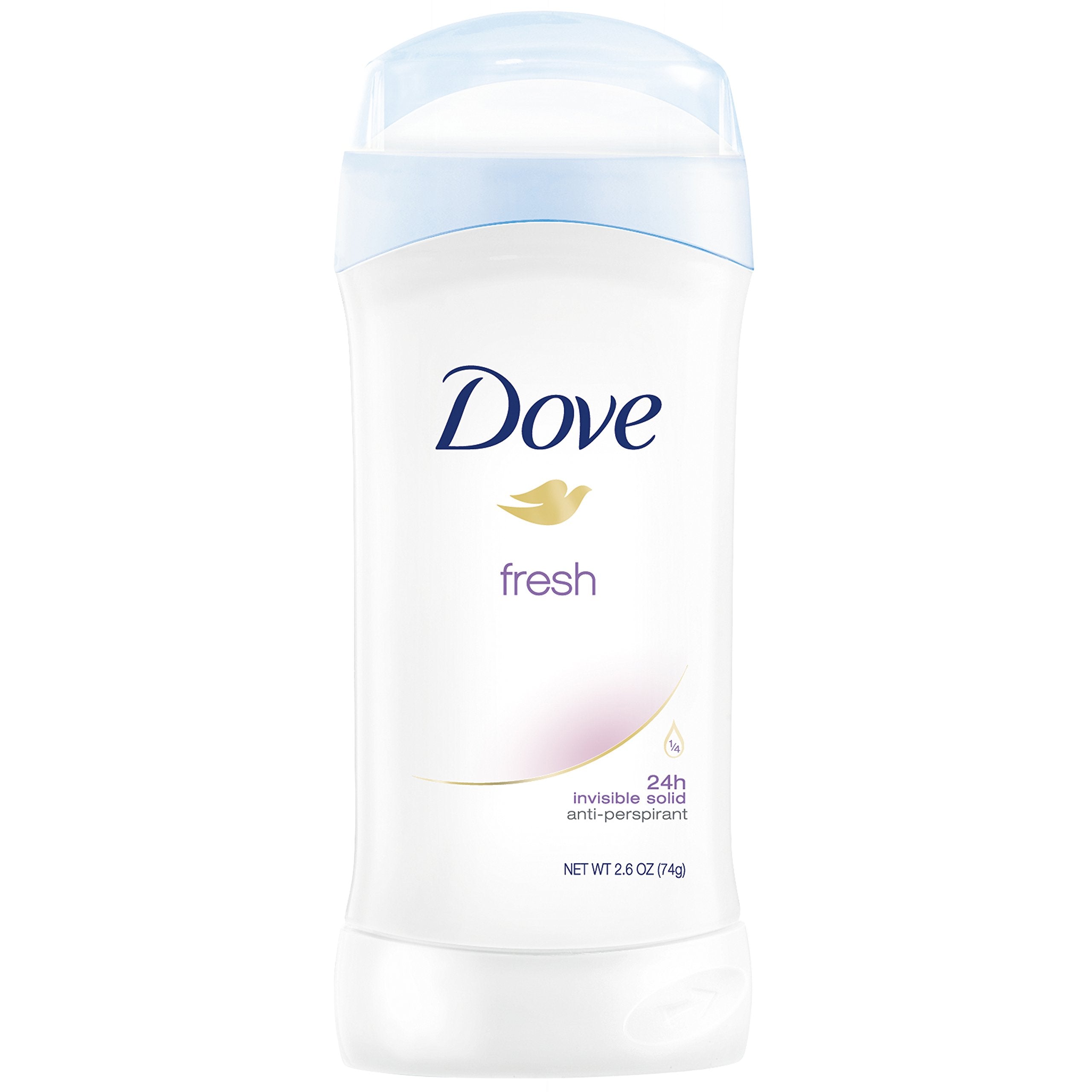Dove bâton antiperspirant invisible frais offrant une protection durable.