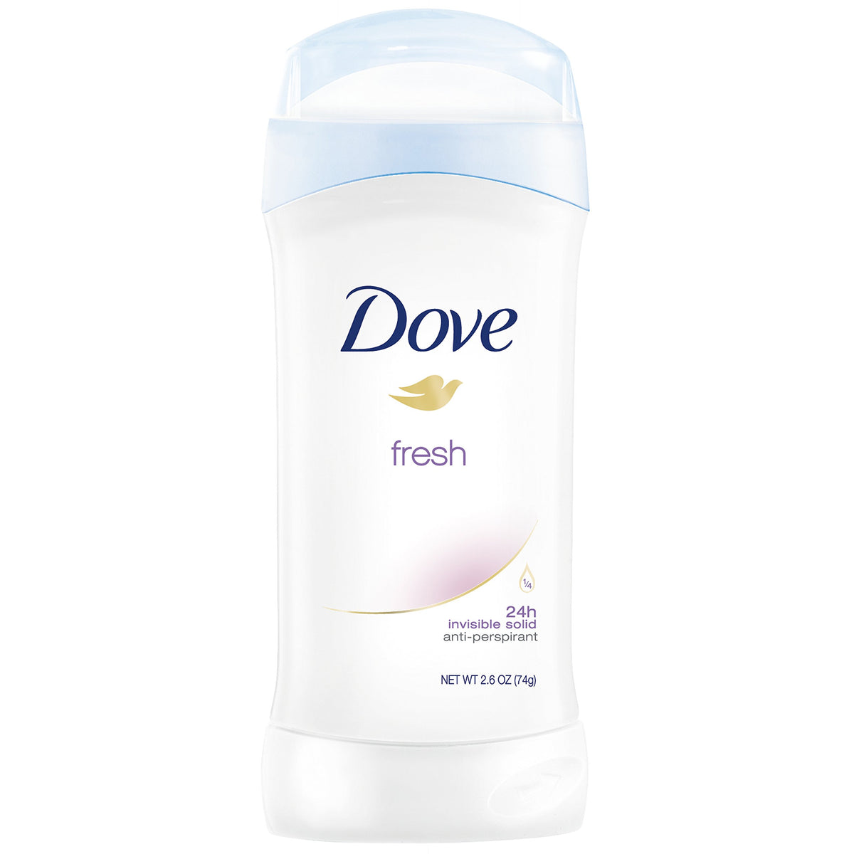 Dove bâton antiperspirant invisible frais offrant une protection durable.