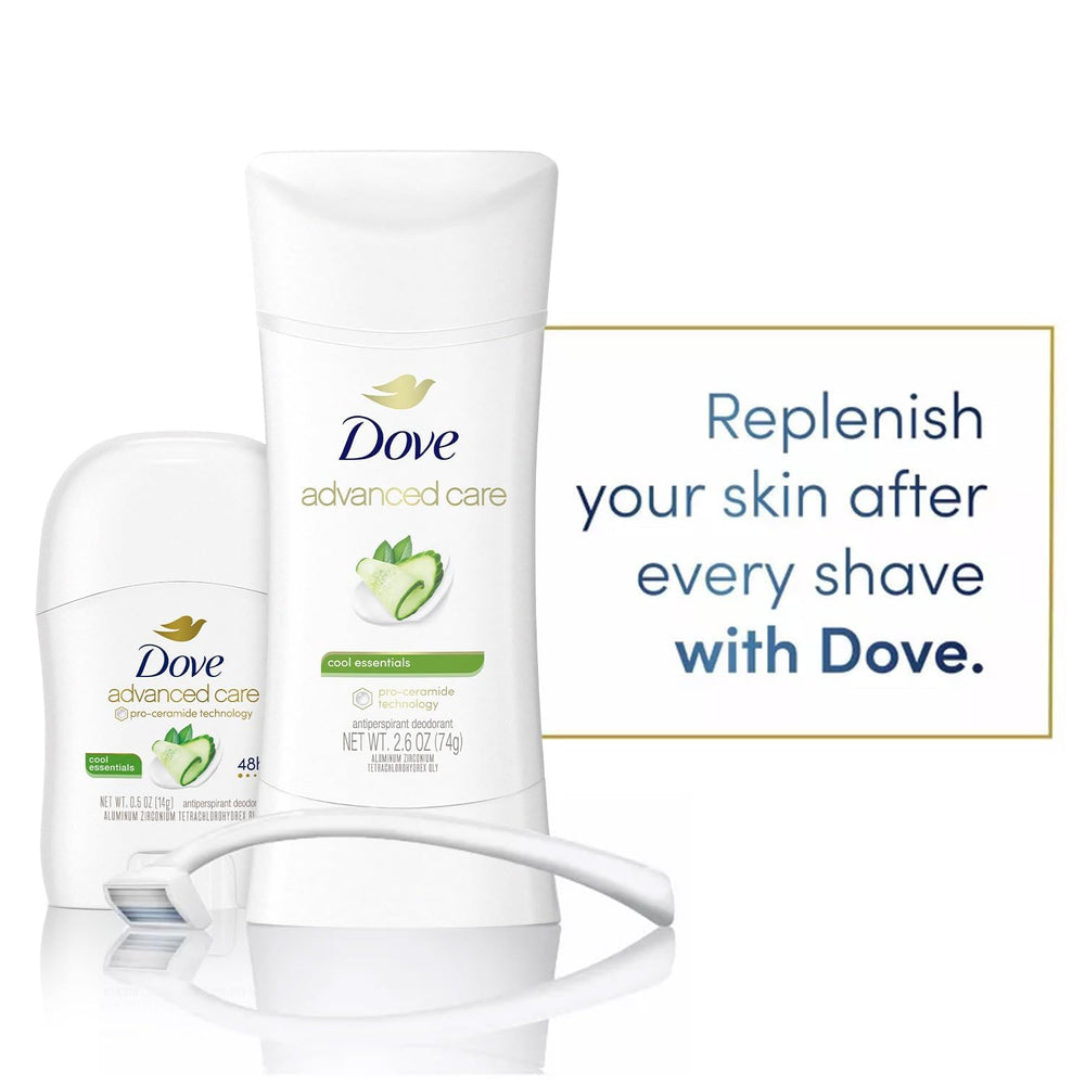 Dove baton mini 15ml, format voyage pratique pour vos deplacements.
