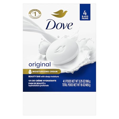 Dove Beauty Bar Original, hydratation quotidienne pour visage et corps.