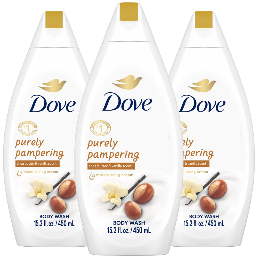 Dove gel douche Shea vanille: hydratation douce après chaque douche
