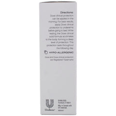 Dove Clinial Protection Original Propre, geste d'application fluide sur la peau.