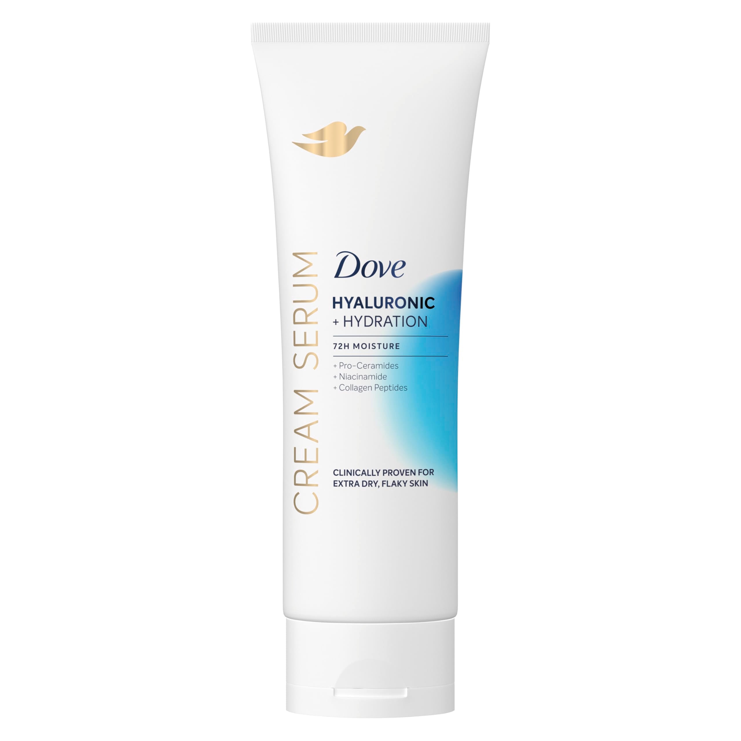 Dove Cream Serum Hyaluronic: flacon 8 oz pour hydratation durable du corps.