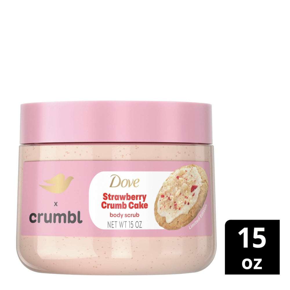 Édition limitée Dove x Crumbl présentée dans son emballage distinctif.