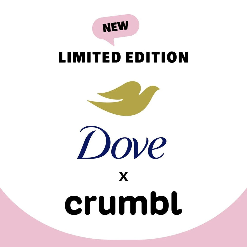 Parfum framboise-vanille Crumbl, rappel gourmand sous la douche.