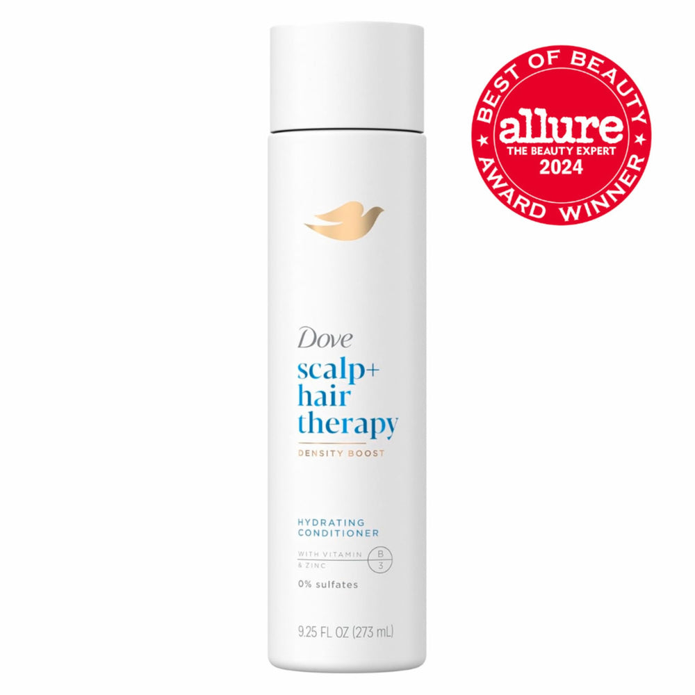 Application sur cheveux après shampooing avec Dove Density Boost