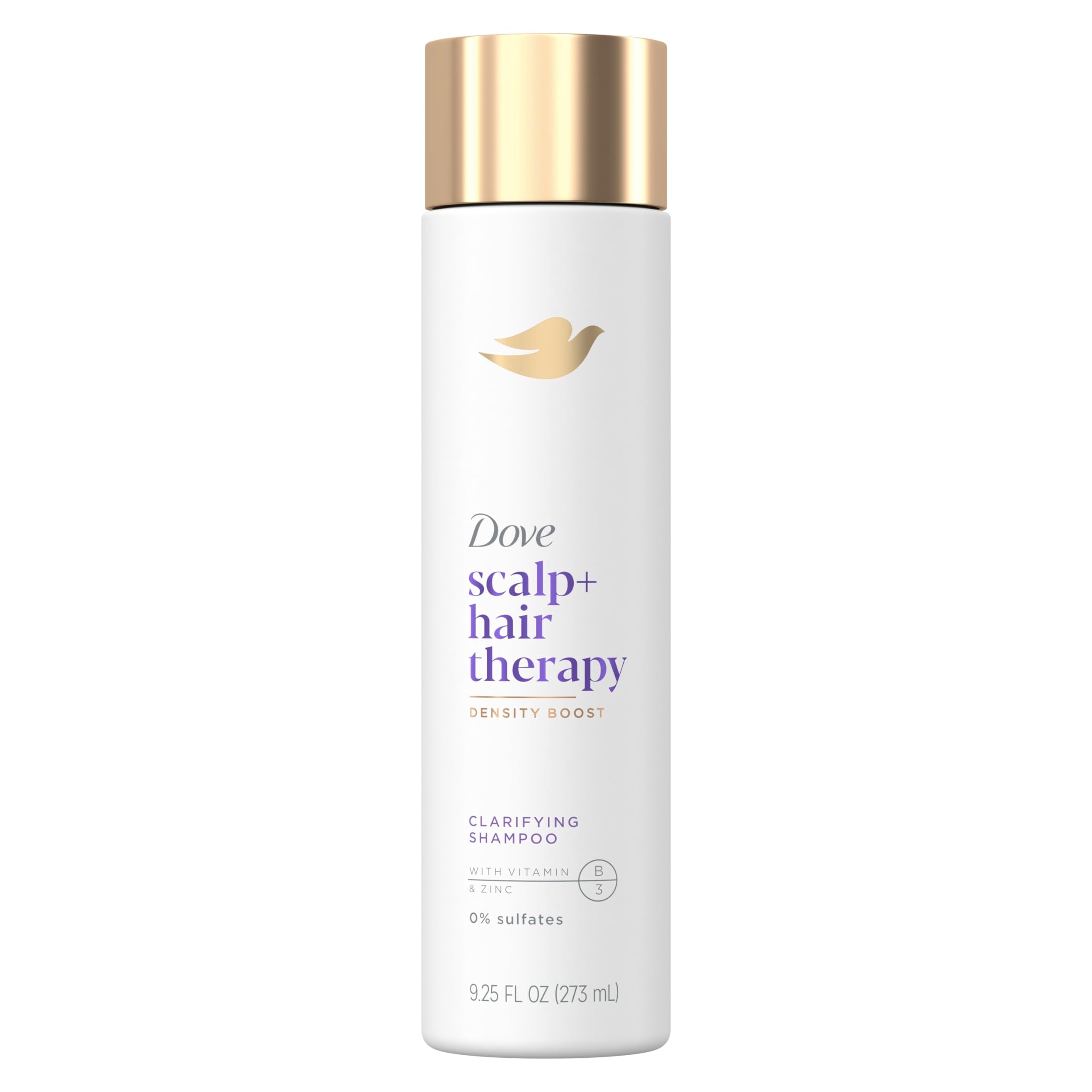Dove Density Boost Shampoo bouteille: nettoyage en douceur et préparation cheveux fins.
