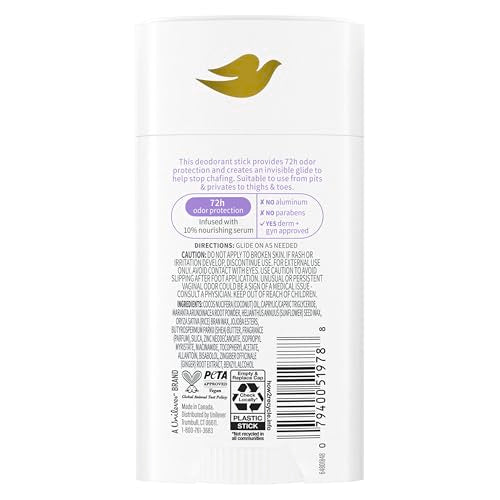 Protection 72h pour tout le corps avec Dove Déodorant sans aluminium.