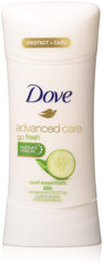 Dove Deodorant Avance Stick Frais Concombre pour peau douce et hydratée.