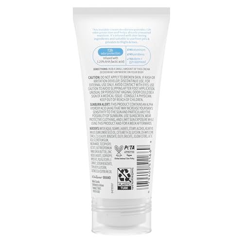 Texture crème Dove Déodorant – application douce et hydratante