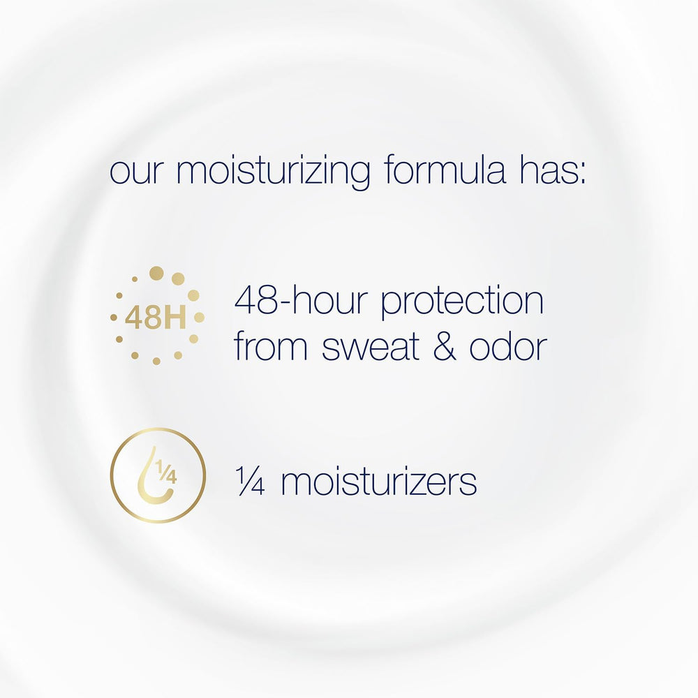 Dove Déodorant femme, protection clinique 48h et parfum frais.