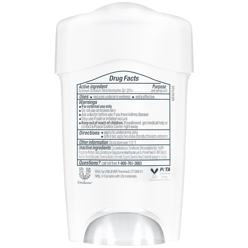 Dove Déodorant femme, application fluide sur la peau pour le confort.