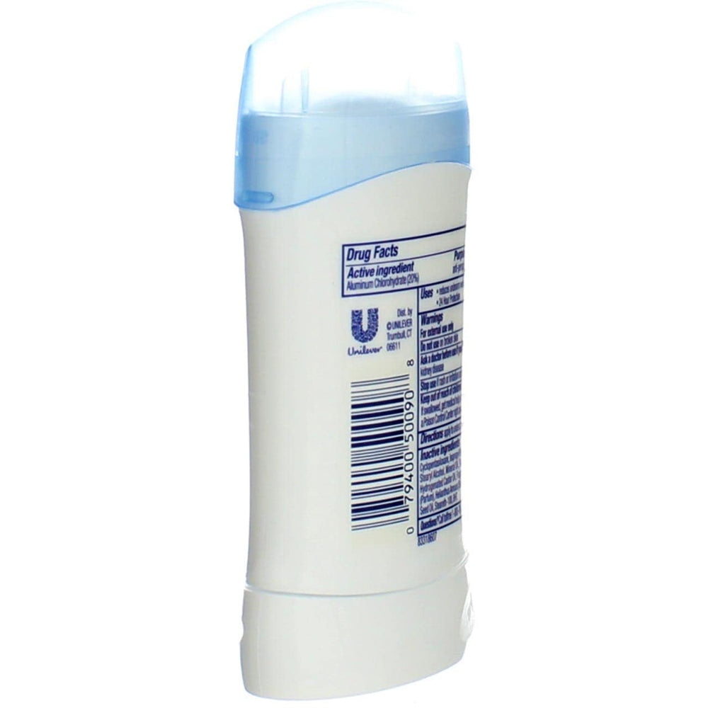 Dove Déodorant Invisible Solid Frais, utilisation quotidienne discrète tout au long de la journée.