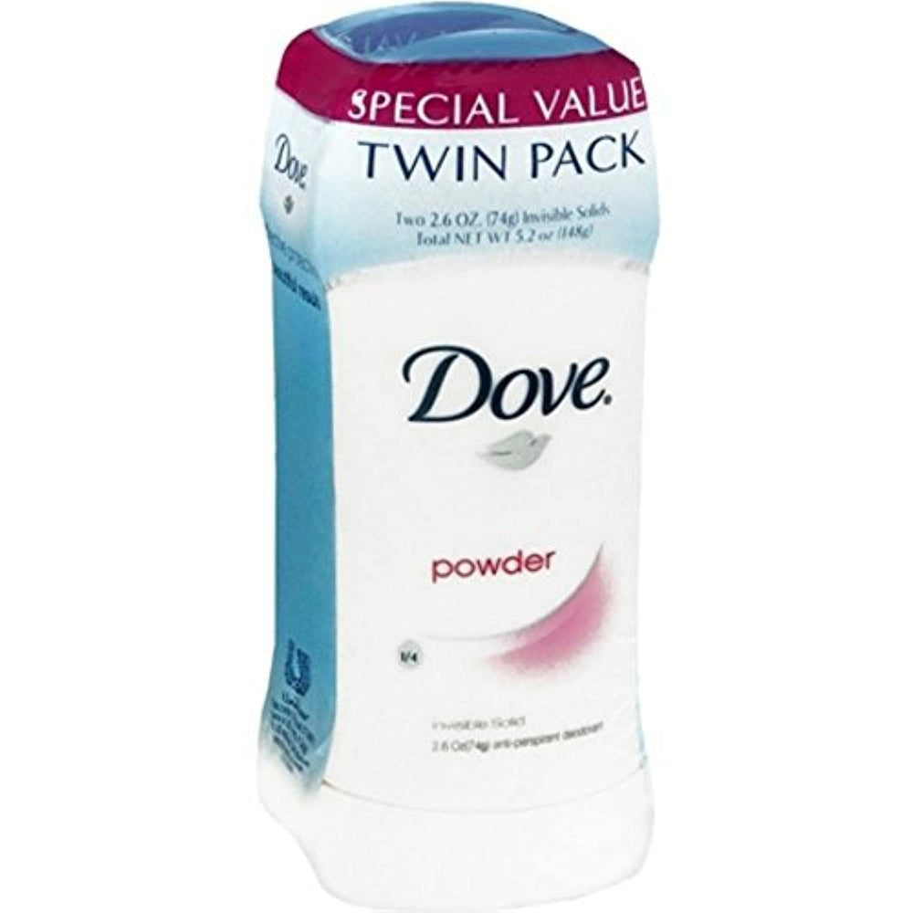 Dove Déodorant Invisible Solide en Poudre, bâton, protection discrète et fraîcheur durable.